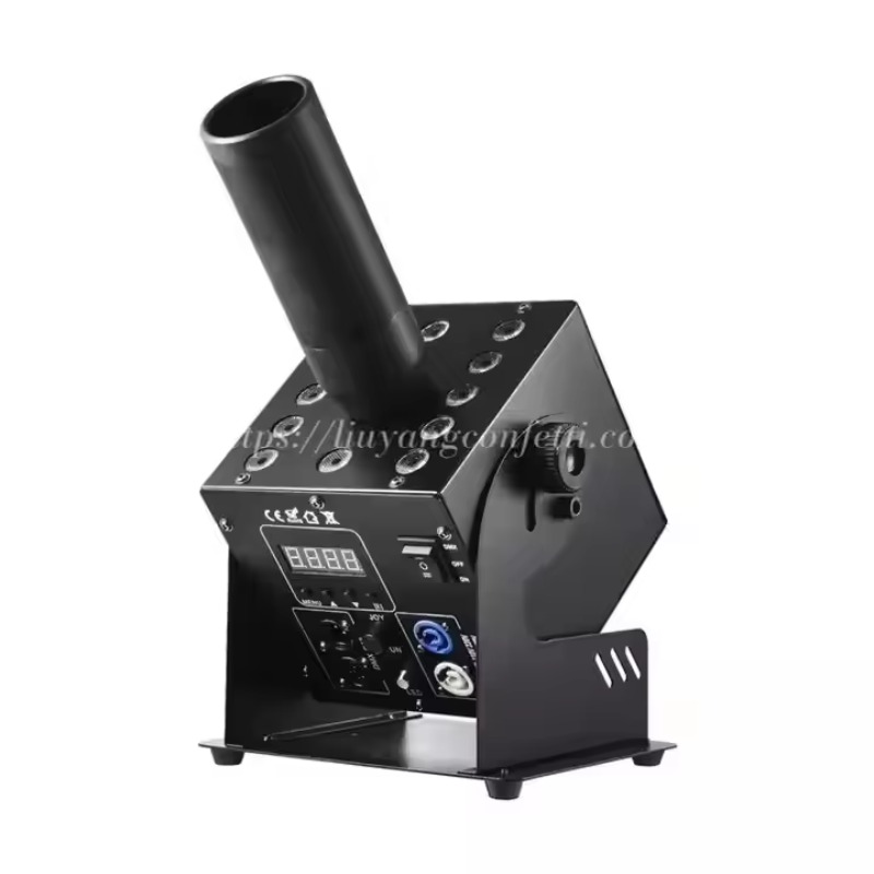 Event Party Dj - DMX RGB LED CO2キャノンジェットマシン ステージCO2ブロワー 特殊効果煙柱