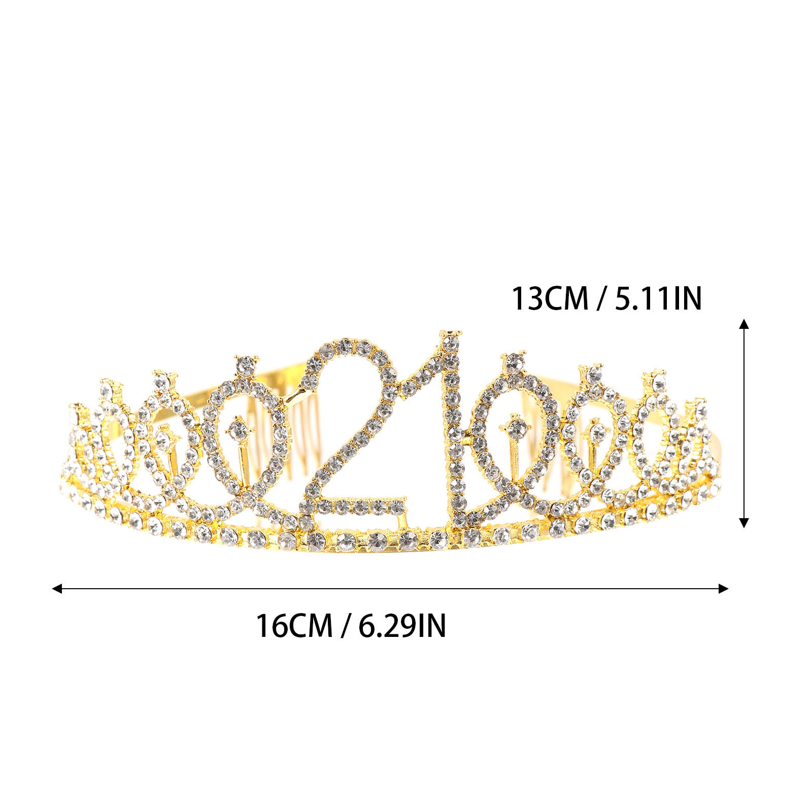 誕生日パーティー用品セット：エレガントなラインストーンクラウ - Birthday Sash Glitter のレビューと価格