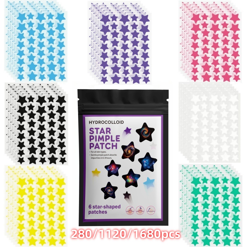 280/1120/1680枚入りハイドロコロイドニキビパッチ - Event & Party Supply Photos のレビューと価格