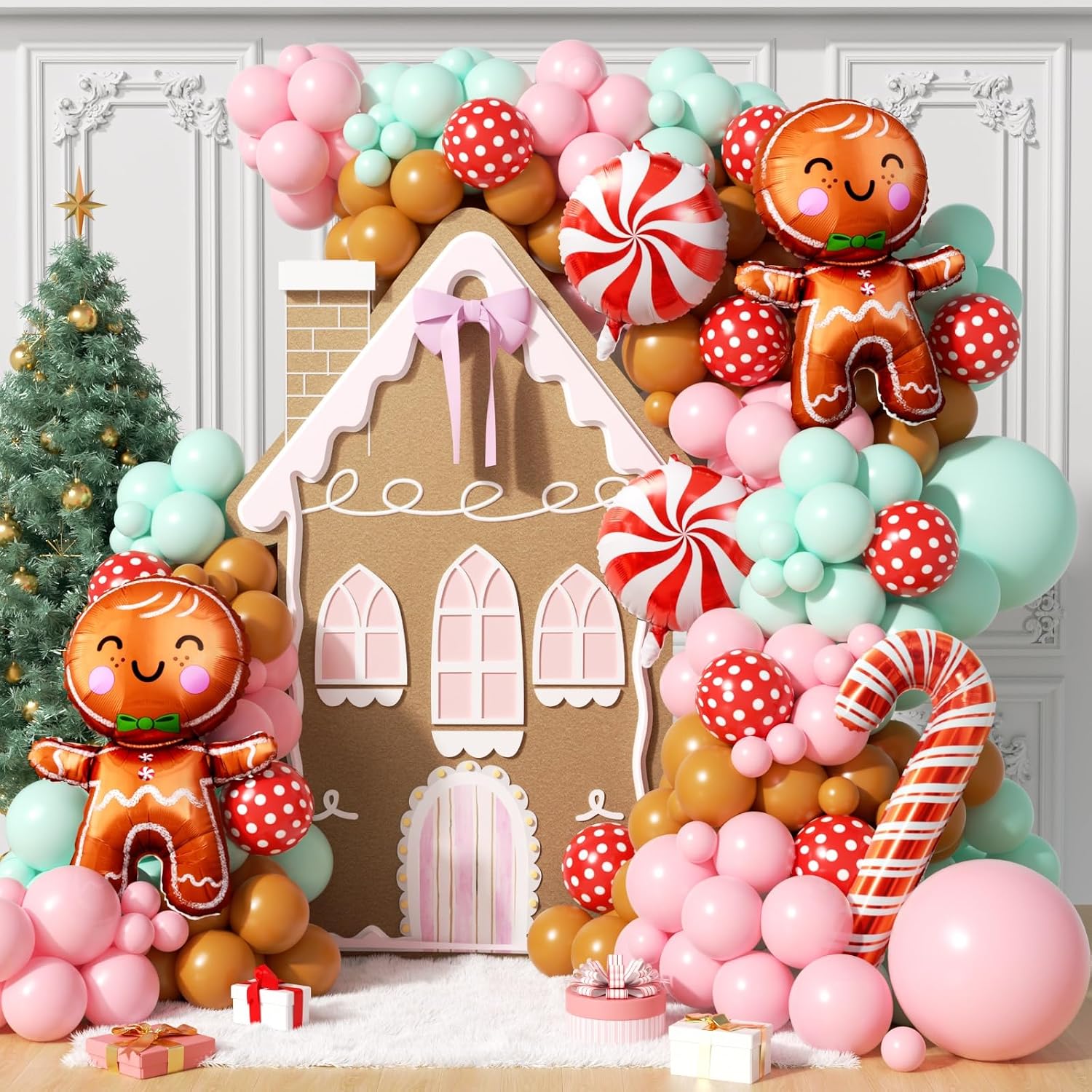 160個入りクリスマスバルーンアーチガーランドキット、クリス - Balloon Arch Kit のレビューと価格