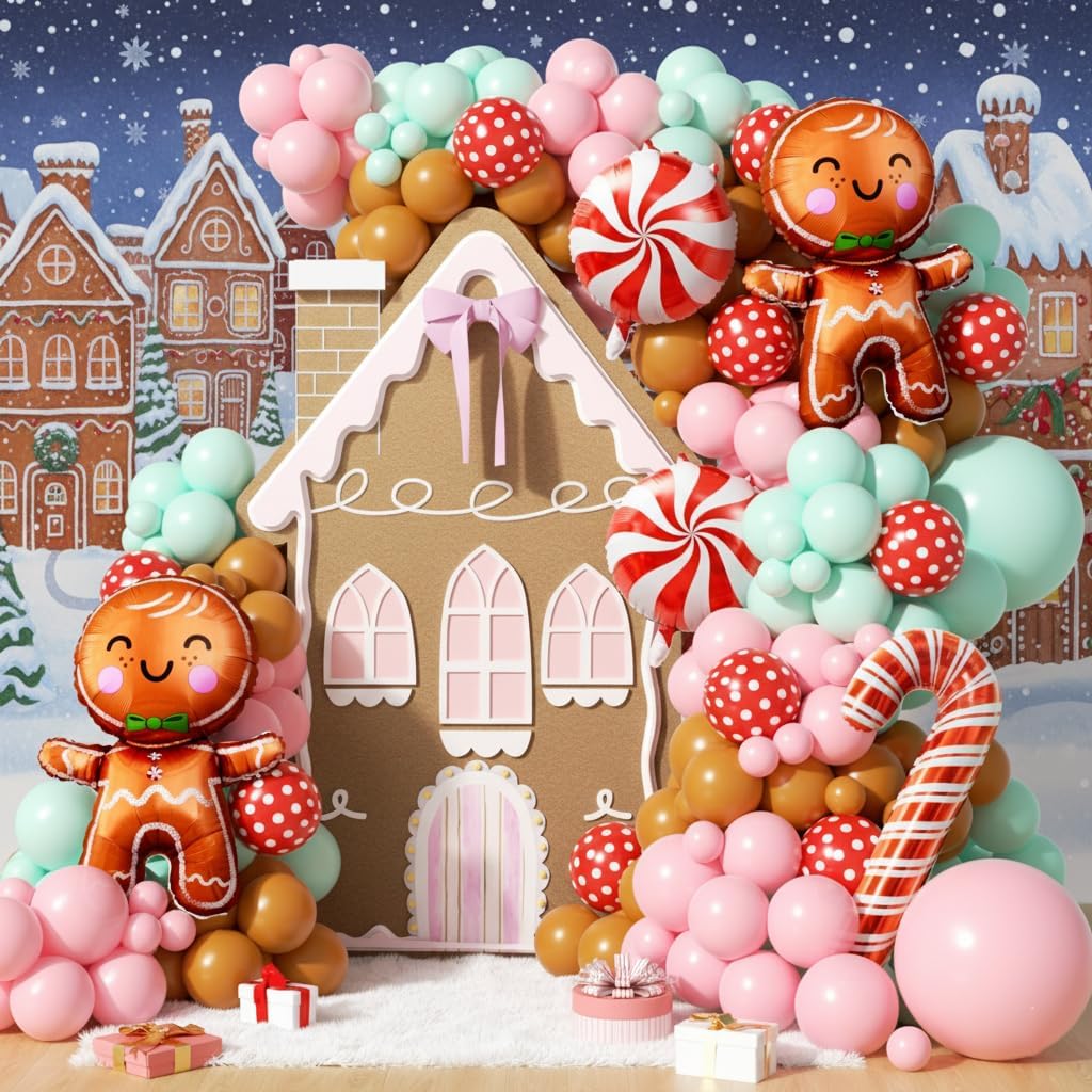 160個入りクリスマスバルーンアーチガーランドキット、クリス - Balloon Arch Kit のレビューと価格