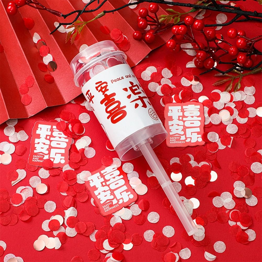 手持ち式記念日ブライダルシャワーカラフル紙吹雪ポッパーチュー - Confetti Cannon Tube のレビューと価格