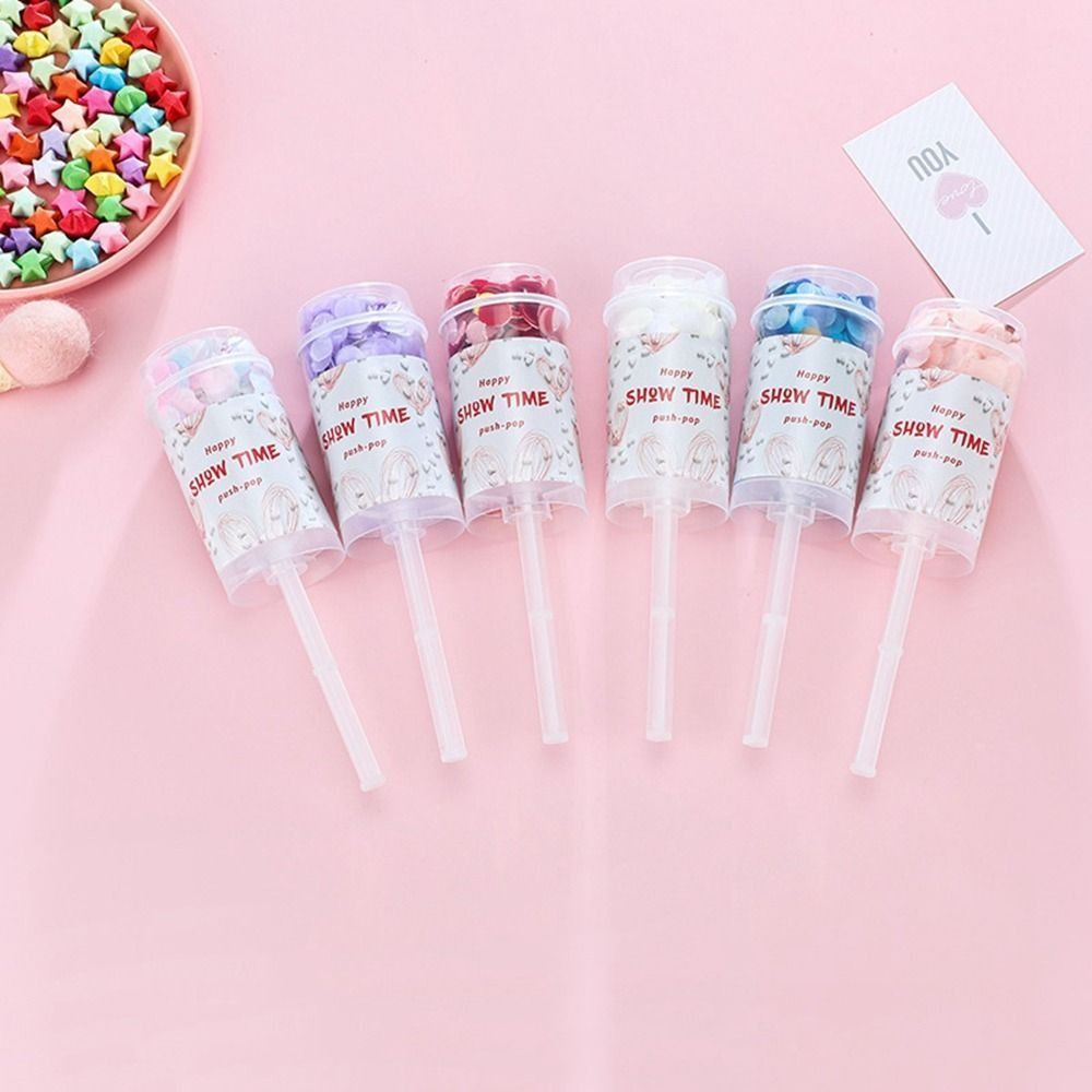 手持ち式記念日ブライダルシャワーカラフル紙吹雪ポッパーチュー - Confetti Cannon Tube のレビューと価格