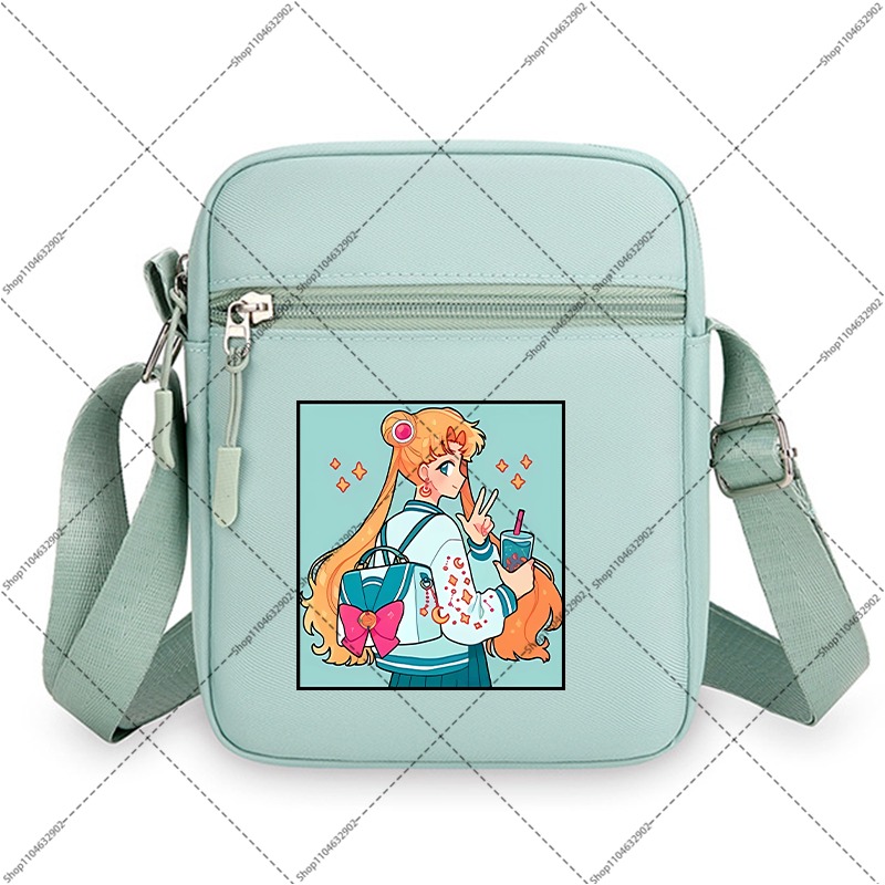 セーラームーンショルダーバッグユニセックスかわいいクロスボデ - Party Favor Bag のレビューと価格