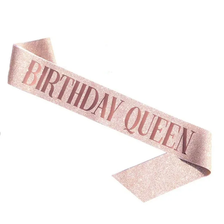 女性のためのラインストーン付きのクイーンクラウン、女の子の誕 - Birthday Sash Glitter のレビューと価格